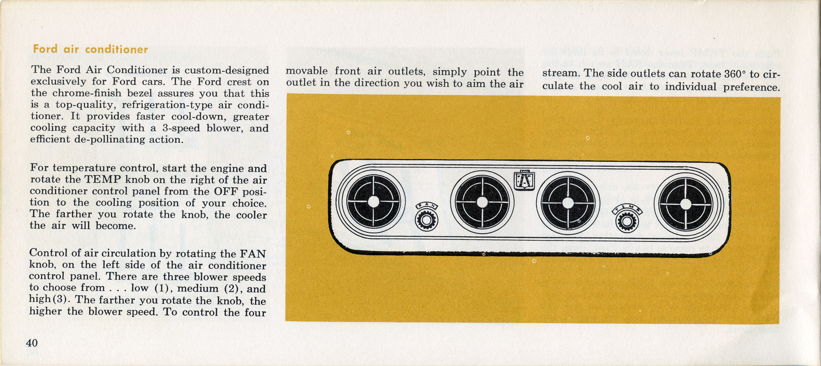 1964 Ford Falcon Owners Manual Page 21